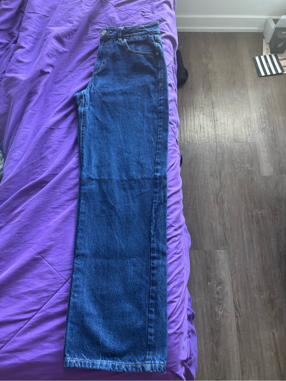 Garage Slouchy Dark Blue Women's Jeans